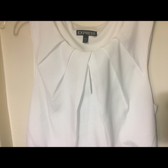 Express white and black. A line shirt dress - Picture 2 of 3